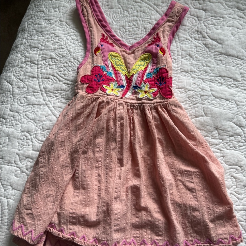 Andy & Evan Pink Sleeveless V-neck Sundress